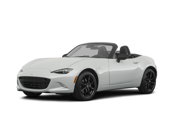 2019 Mazda MX-5 Miata Sport, front three-quarter view, paint 1 of 2