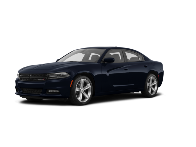 2018 Dodge Charger SXT, front three-quarter view, paint 1 of 8