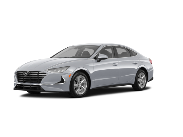 2020 Hyundai Sonata SE, front three-quarter view, paint 1 of 6