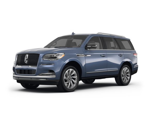 2023 Lincoln Navigator Reserve, front three-quarter view, paint 1 of 8