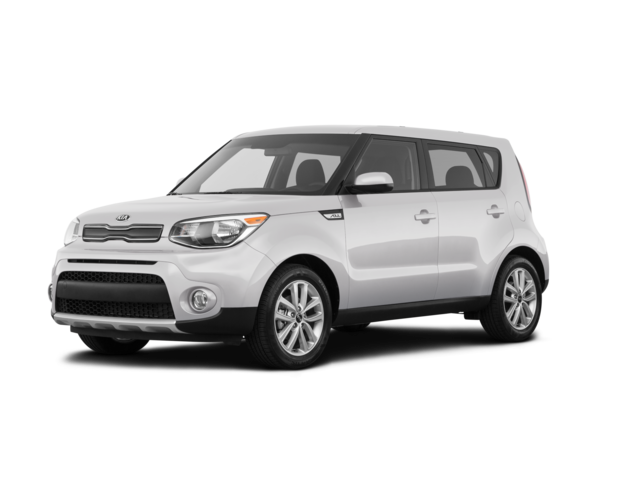 2018 Kia Soul +, front three-quarter view, paint 1 of 8