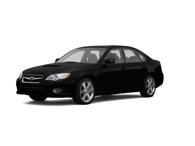 2008 Subaru Legacy 2.5 GT Limited, front three-quarter view, paint 1 of 6