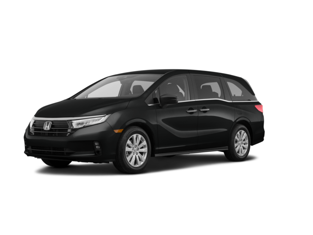 2021 Honda Odyssey LX, front three-quarter view, paint 1 of 8