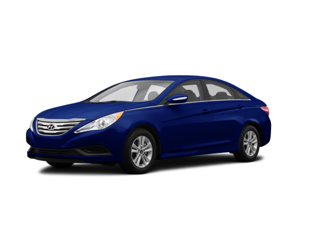 2014 Hyundai Sonata GLS, front three-quarter view, paint 1 of 8