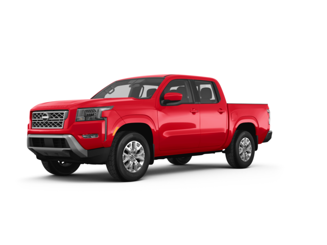 2023 Nissan Frontier SV, front three-quarter view, paint 1 of 8