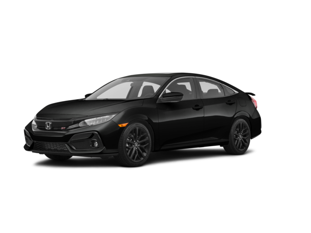 2020 Honda Civic Touring, front three-quarter view, paint 1 of 8