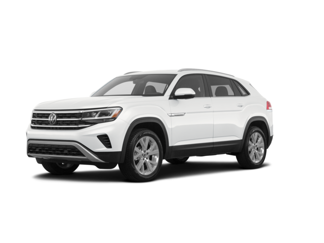 2020 Volkswagen Atlas Cross Sport S, front three-quarter view, paint 1 of 5