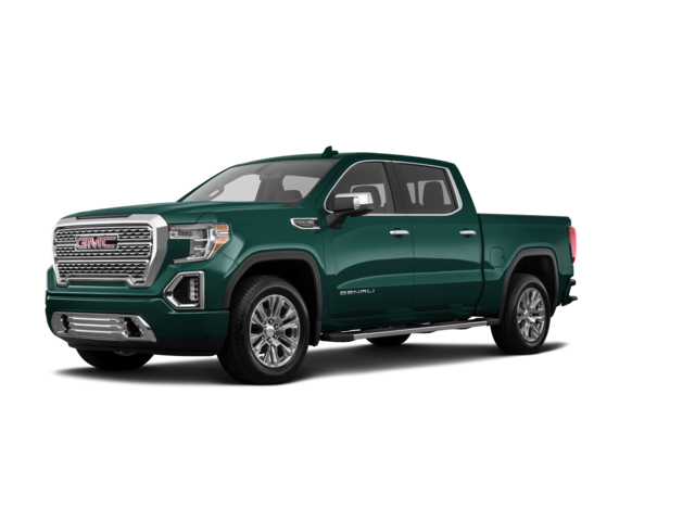 2020 GMC Sierra 1500 AT4, front three-quarter view, paint 1 of 8