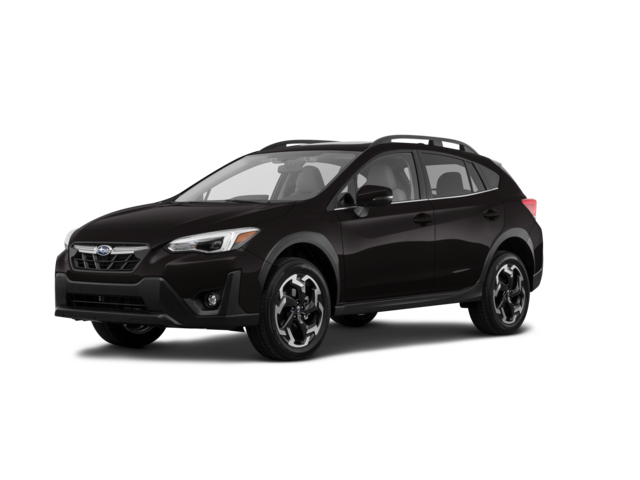 2021 Subaru Crosstrek Limited, front three-quarter view, paint 1 of 8