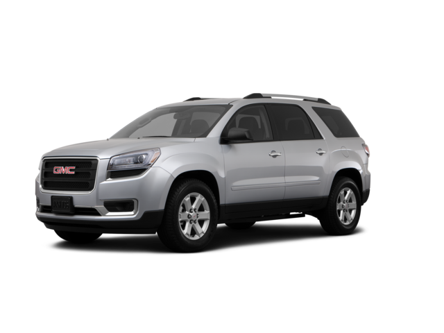 2013 GMC Acadia SLE-1, front three-quarter view, paint 1 of 8