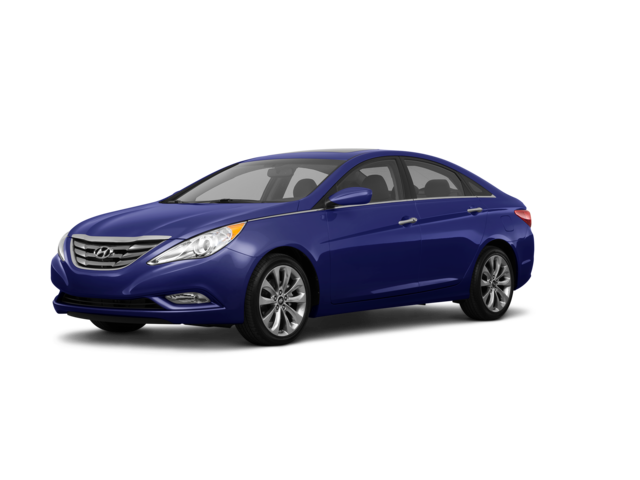 2011 Hyundai Sonata SE, front three-quarter view, paint 1 of 8