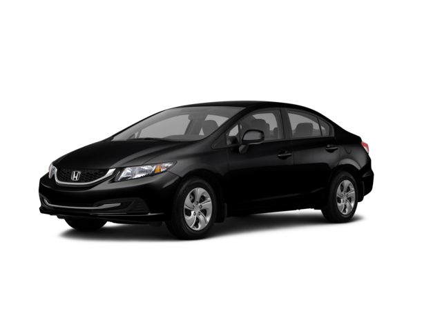 2013 Honda Civic HF PZEV, front three-quarter view, paint 1 of 8