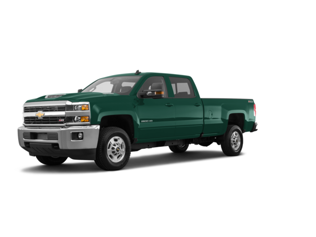 2017 Chevrolet Silverado 2500 HD LT, front three-quarter view, paint 1 of 8
