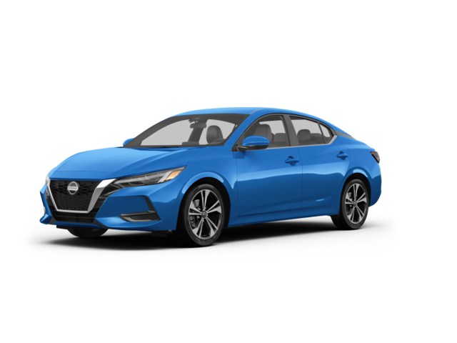 2023 Nissan Sentra SV, front three-quarter view, paint 1 of 8