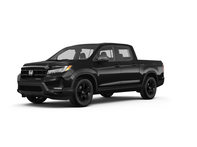 2025 Honda Ridgeline Black Edition, front three-quarter view, paint 1 of 8