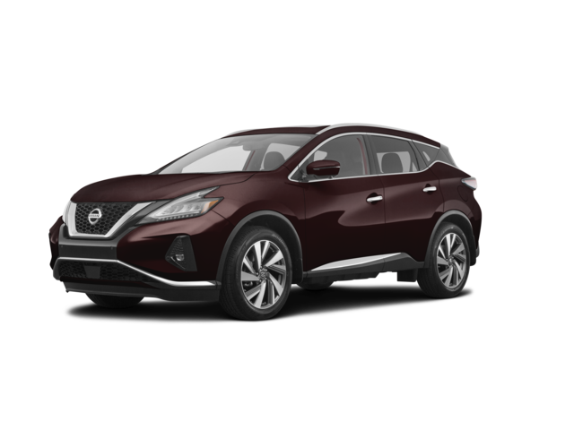 2019 Nissan Murano SL, front three-quarter view, paint 1 of 8