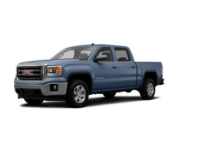 2014 GMC Sierra 1500 SLE, front three-quarter view, paint 1 of 8