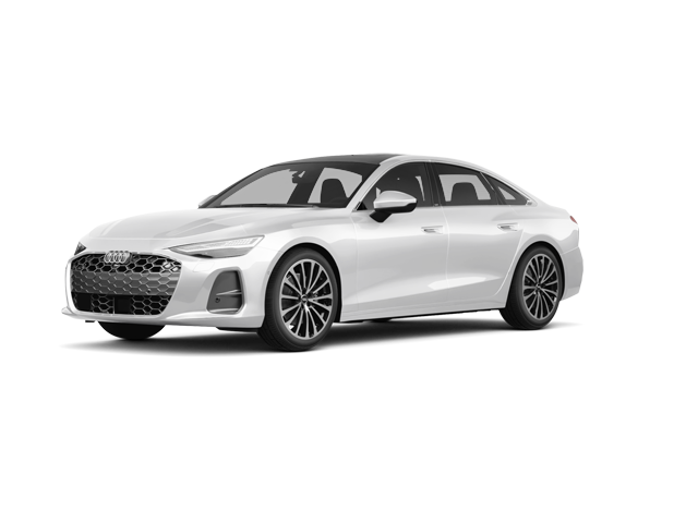 2026 Audi A6 Premium Plus, front three-quarter view, paint 1 of 8