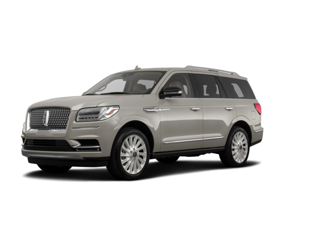 2020 Lincoln Navigator Base, front three-quarter view, paint 1 of 3