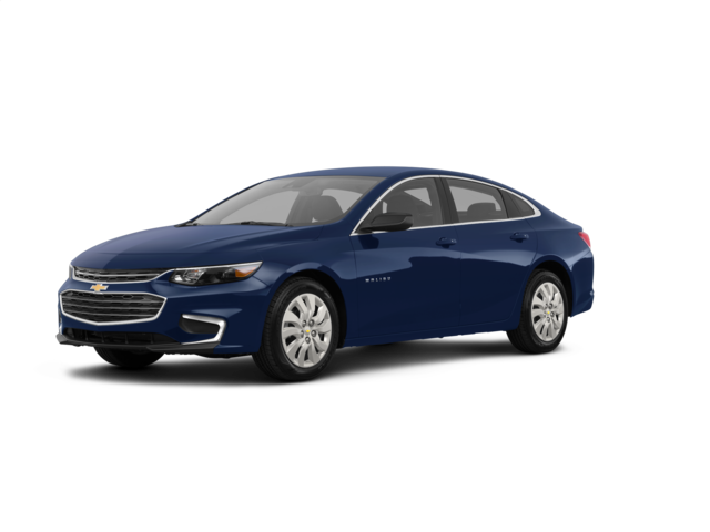 2018 Chevrolet Malibu LT, front three-quarter view, paint 1 of 8