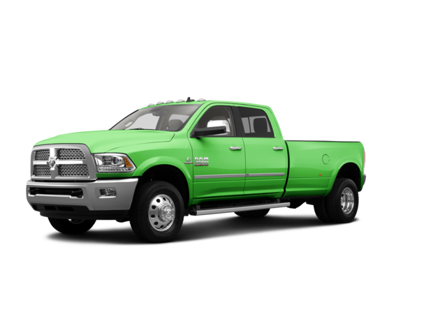 2013 Ram 3500 Laramie, front three-quarter view, paint 1 of 8
