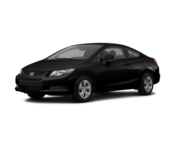 2013 Honda Civic LX, front three-quarter view, paint 1 of 8