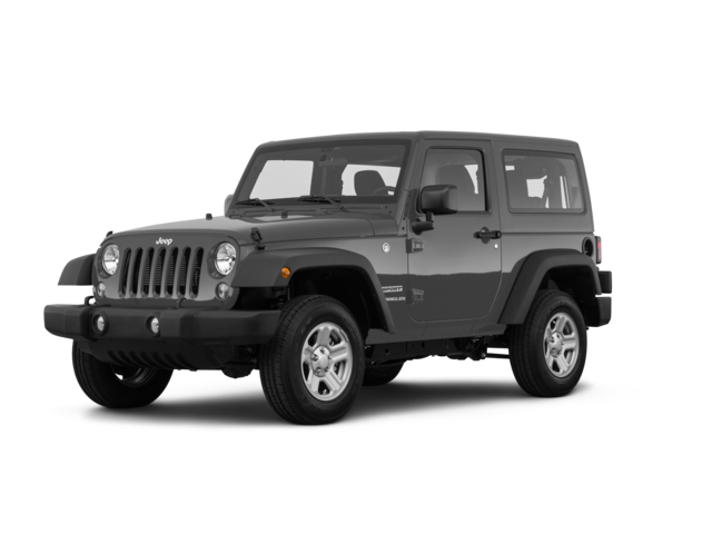 2017 Jeep Wrangler Sport, front three-quarter view, paint 1 of 8