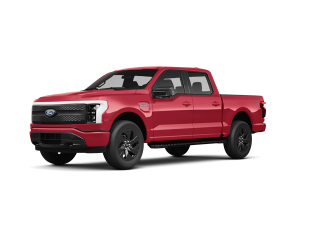 2025 Ford F-150 Lightning Flash, front three-quarter view, paint 1 of 8