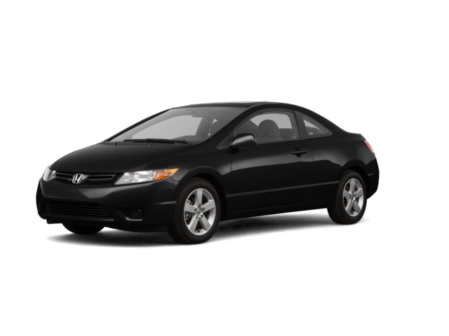 2007 Honda Civic EX, front three-quarter view, paint 1 of 7
