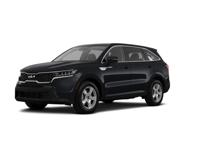 2022 Kia Sorento LX, front three-quarter view, paint 1 of 6
