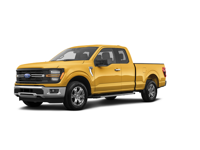 2024 Ford F-150 XLT, front three-quarter view, paint 1 of 8