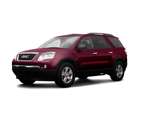 2009 GMC Acadia SLE-1, front three-quarter view, paint 1 of 8