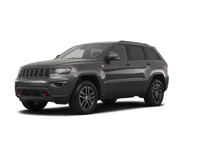 2018 Jeep Grand Cherokee Trailhawk, front three-quarter view, paint 1 of 8