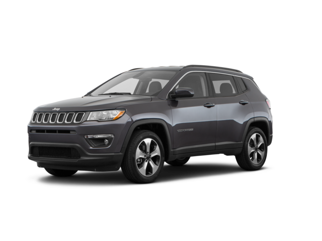 2020 Jeep Compass Latitude, front three-quarter view, paint 1 of 8