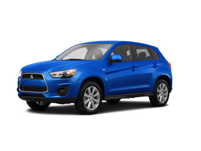 2015 Mitsubishi Outlander Sport ES, front three-quarter view, paint 1 of 6