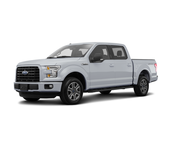 2017 Ford F-150 XLT, front three-quarter view, paint 1 of 8