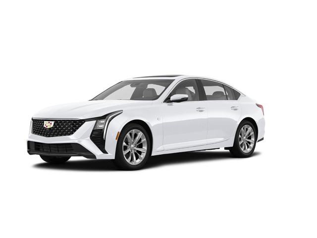 2025 Cadillac CT5 Premium Luxury, front three-quarter view, paint 1 of 8