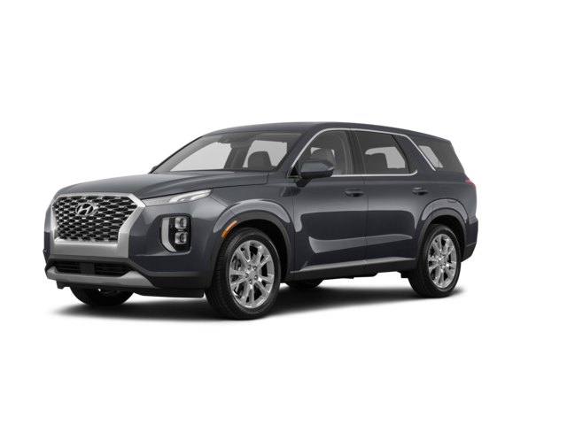 2022 Hyundai Palisade SE, front three-quarter view, paint 1 of 8