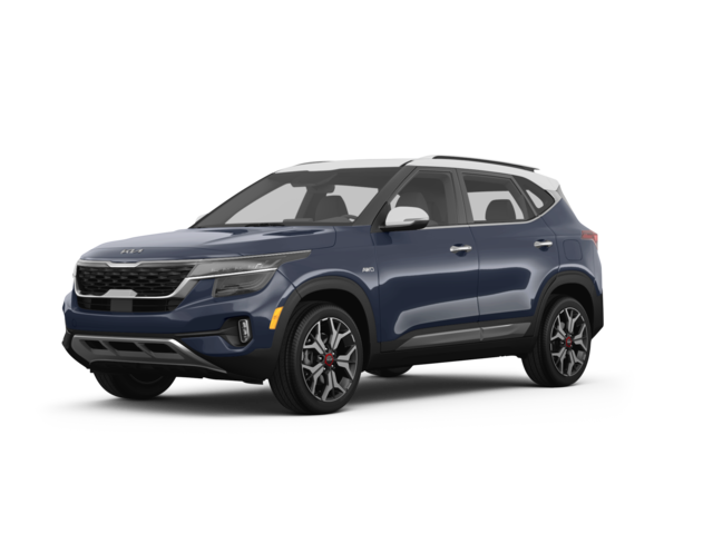 2023 Kia Seltos EX, front three-quarter view, paint 1 of 8
