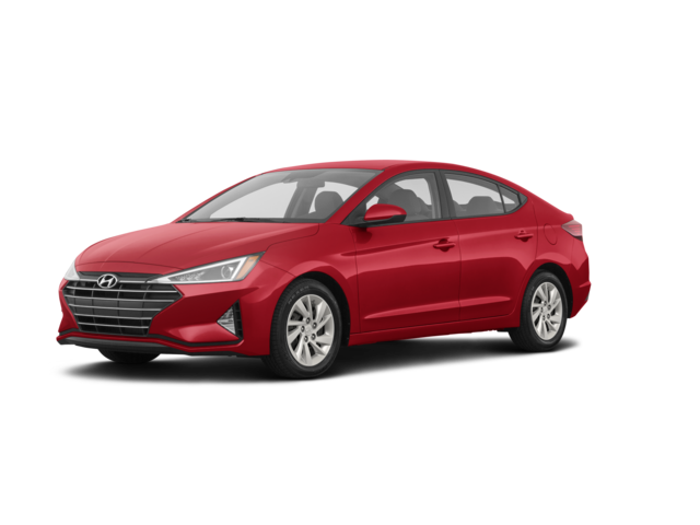 2020 Hyundai Elantra SE, front three-quarter view, paint 1 of 7
