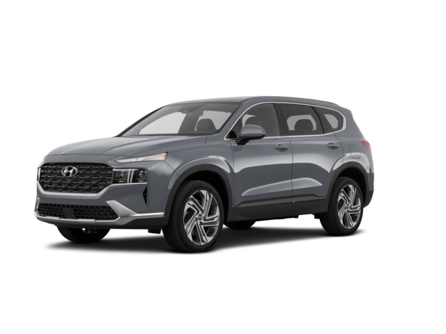 2021 Hyundai Santa Fe SE, front three-quarter view, paint 1 of 6