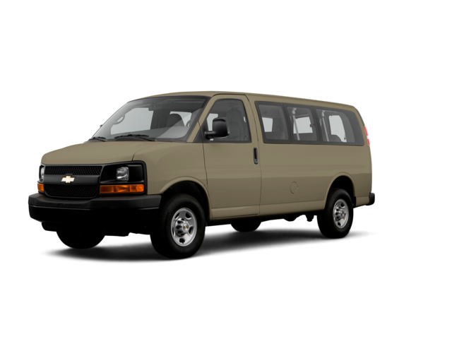 2008 Chevrolet Express 3500 LS 3500, front three-quarter view, paint 1 of 8