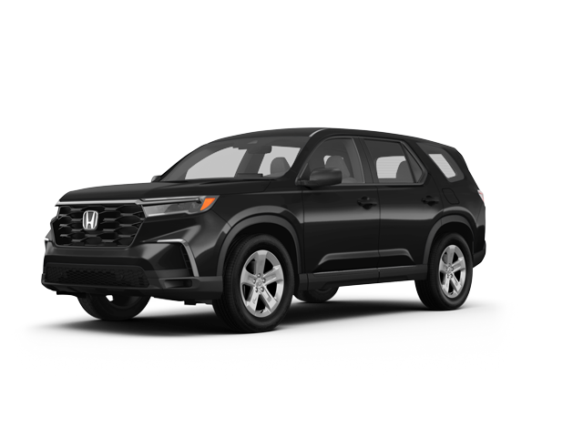 2024 Honda Pilot LX, front three-quarter view, paint 1 of 3