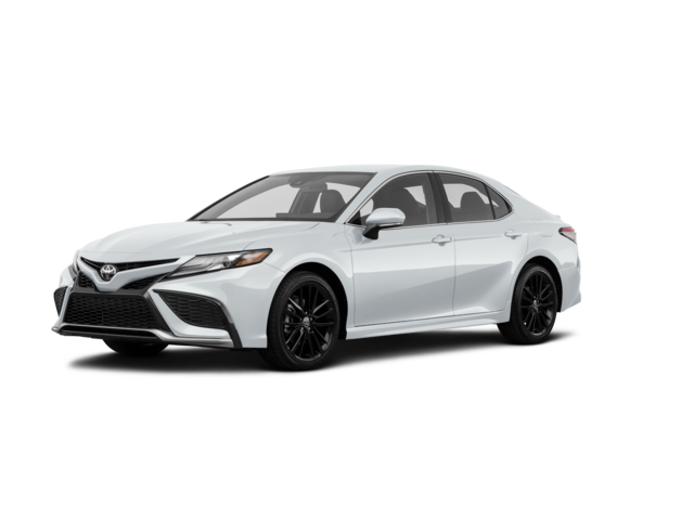 2023 Toyota Camry XSE, front three-quarter view, paint 1 of 8