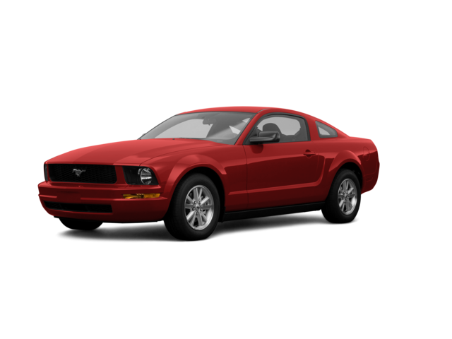 2008 Ford Mustang Deluxe, front three-quarter view, paint 1 of 8