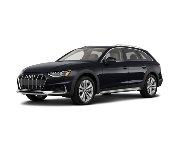 2023 Audi A4 allroad Prestige, front three-quarter view, paint 1 of 8