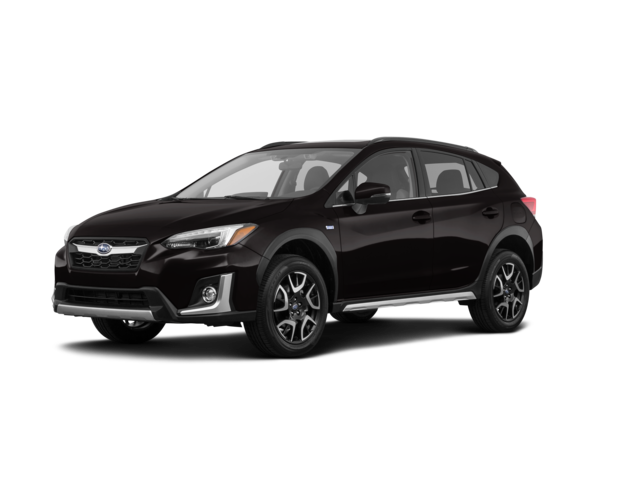 2019 Subaru Crosstrek Hybrid, front three-quarter view, paint 1 of 4