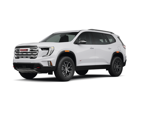 2024 GMC Acadia AT4, front three-quarter view, paint 1 of 8