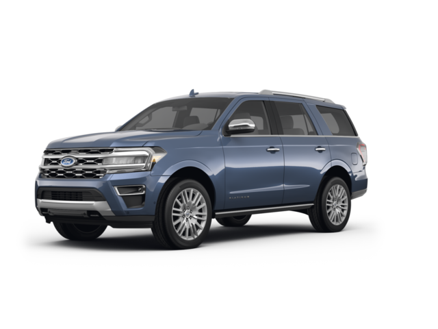 2022 Ford Expedition Platinum, front three-quarter view, paint 1 of 8
