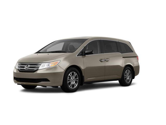 2012 Honda Odyssey EX, front three-quarter view, paint 1 of 8